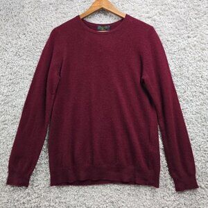 Charter Club Luxury Cashmere Sweater Womens L Red Pullover Long